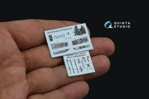 Quinta Studio QD72109 MiG-21PFM Gray panels 3D-Printed &amp;amp; colored Interior on decal paper (Eduard) 1/72 – obrázek 4