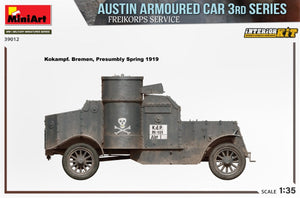 MiniArt 39012 AUSTIN ARMORED CAR 3rd SERIES: FREIKORPS SERVICE. INTERIOR KIT 1/35 – obrázek 5