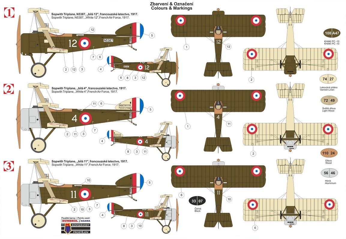 Kovozavody Prostejov KPM0184 Sopwith Triplane France 1/72 – image 2