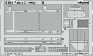 Eduard 49958 Rafale C interior 1/48 REVELL – imagen 2
