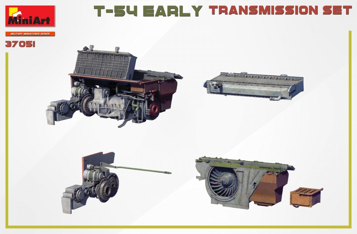 MiniArt 37051 T-54 PREMIÈRE VERSION DE LA TRANSMISSION 1/35 – image 3