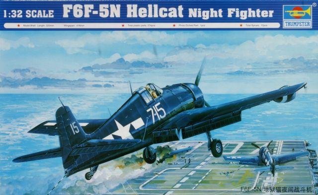 Trumpeter 02259 F6F-5N Hellcat Night Fire 1/32