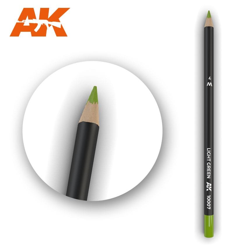 Crayon aquarelle AK Interactive AK10007 VERT CLAIR
