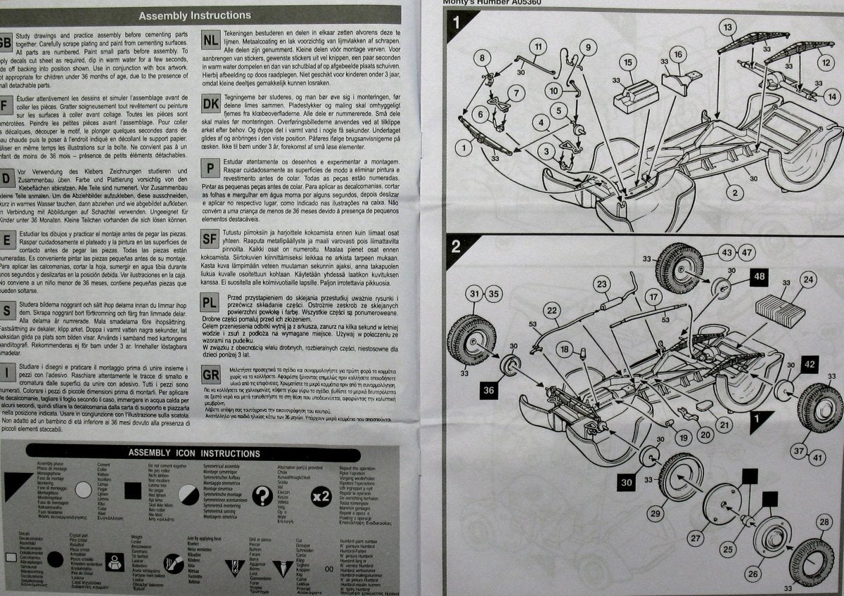Airfix 05360 Monty&amp;#39;s Humber Snipe Staff Car 1/32 – image 7
