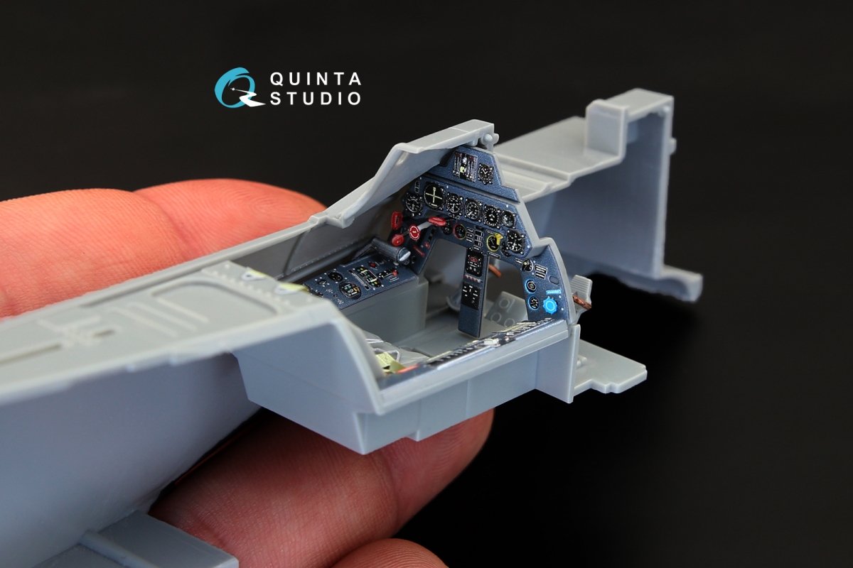 Quinta Studio QD32055 FW 190A-5 3D-Printed &amp;amp; colored Interior on decal paper (for Hasegawa kit) 1/32 – image 5