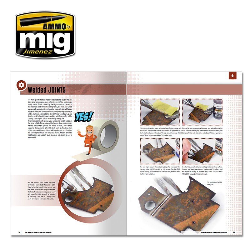 AMMO of Mig Jimenez 6098 THE MODELING GUIDE FOR RUST AND OXIDATION (English) – image 4