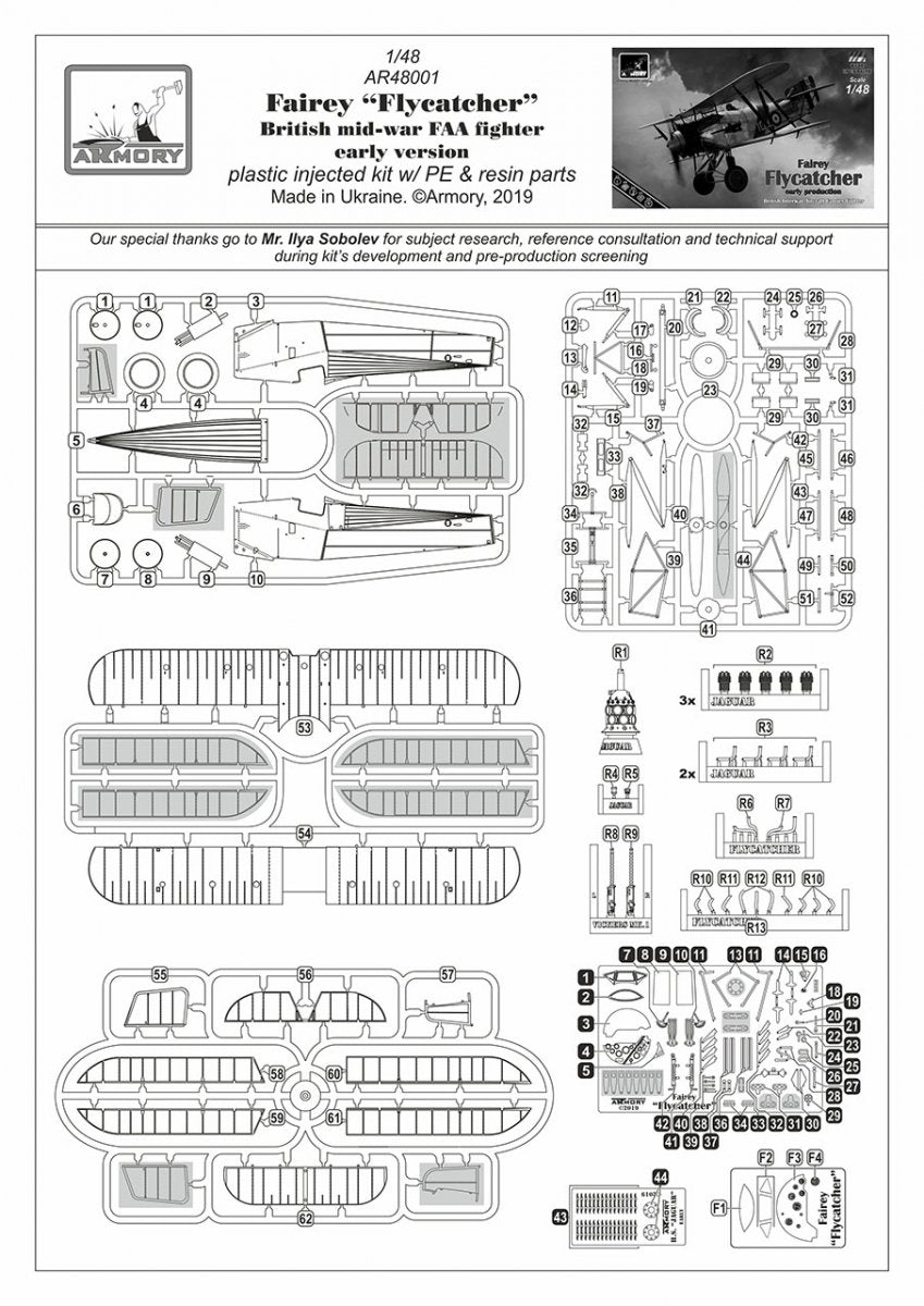 Armory Models 48001 Fairey Flycatcher British interwar FAA Fighter, early version, w/ Jaguar-III engine 1/48 – image 17