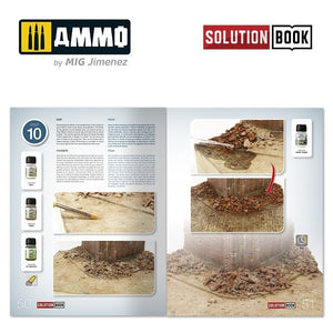 AMMO of Mig Jimenez 6510 How to Paint Brick Buildings. Colors &amp;amp; Weathering System Solution Book (Multilingual) – Bild 6