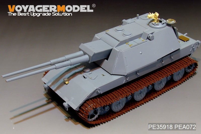 Voyager Model PE35918 WWII German E-100 Super Heavy Tank for AMUSING HOBBY 1/35 – obrázek 2