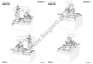Kagero 7090 The Japanese Battleship Nagato 1944 EN/PL – obrázek 5