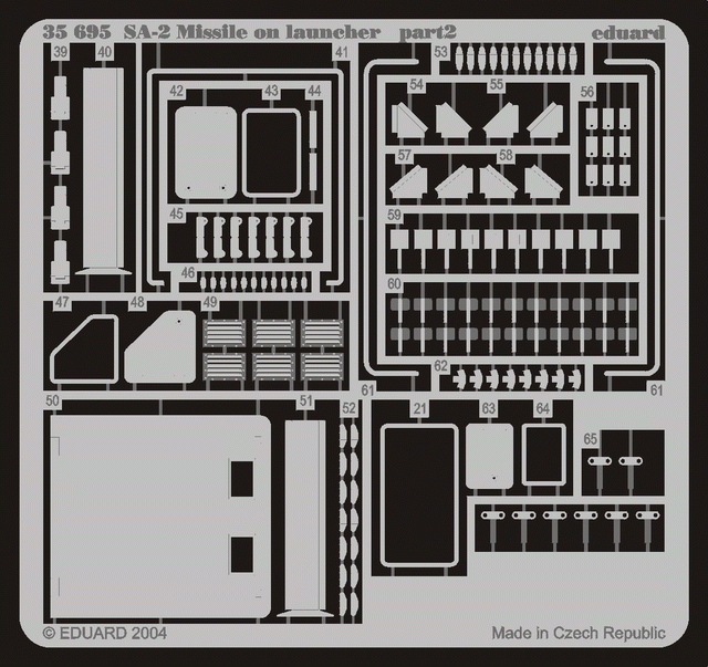 Eduard 35695 SA-2 Missile on launcher 1/35 Trumpeter – Bild 2