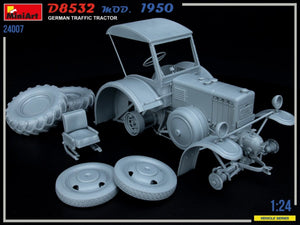 MiniArt 24007 GERMAN TRAFFIC TRACTOR D8532 MOD.1950 1/24 – obrázek 9