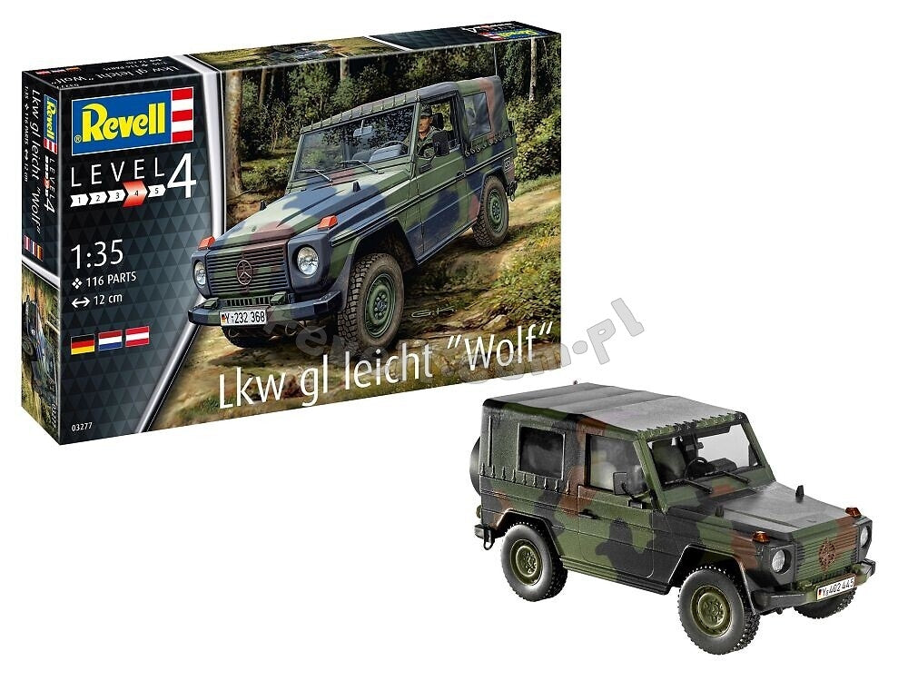 Revell 63277 Lkw gl leicht Wolf Model Set 1/35 – Bild 2