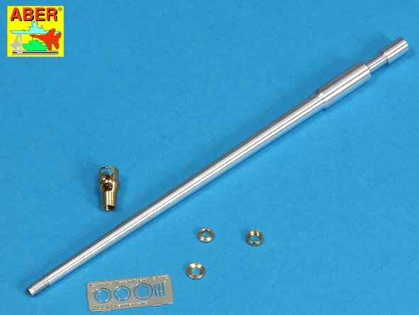 Aber 35L-056N German 7.5cm KwK42L/70 gun barrel with muzzle brake for Panther Ausf. G Late production 1/35