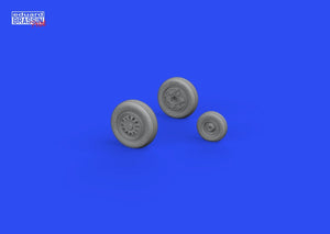 Eduard 648708 F-16 wheels late TAMIYA 1/48 – obrázek 2