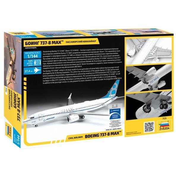 Zvezda 7026 Boeing 737-8 Max 1/144 – immagine 2