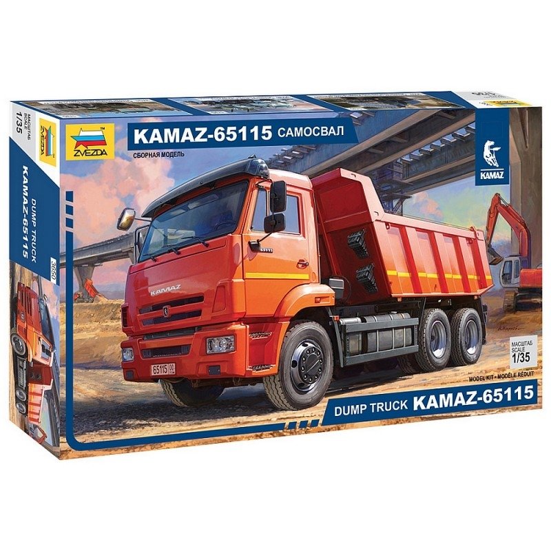 Zvezda 3650 Kamaz 65116 Camion-benne 1/35
