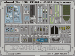 Eduard 49367 EF-2000 Typhoon Monoplace 1/48 Revell