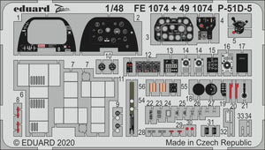 Eduard 491074 P-51D-5 interior 1/48 AIRFIX – image 2