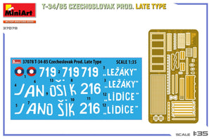 MiniArt 37078 T-34/85 Czechoslovak Prod. Late Type 1/35 – image 2