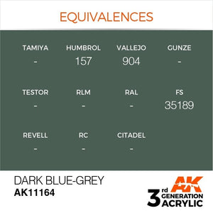 AK Interactive AK11164 DARK BLUE-GRAY – STANDARD 17ml – image 3