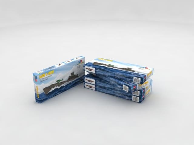 Hobby Boss 87017 Japanese Navy Italy -400 Submarine 1/700 – image 3