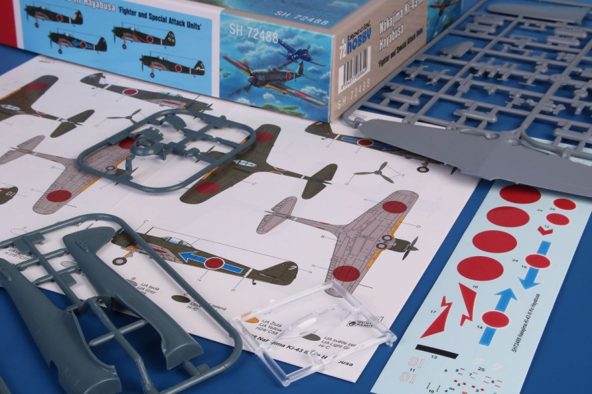 Special Hobby 72488 Nakajima Ki-43-III Hayabusa Fighter And Special Attack Units 1/72 – obrázek 4