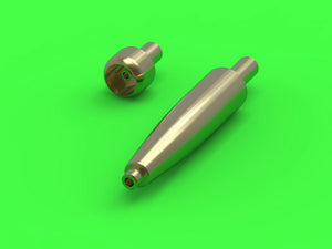 Master AM-72-118 Spitfire Mk.IXe/XVIe late version (rounded mantlet) - Hispano 20mm cannon barrels and Browning .50cal MG barrels in mantlets (fits Eduard model) (1/72) – obrázek 2