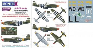Montex K32283 P-51B MUSTANG 1/32