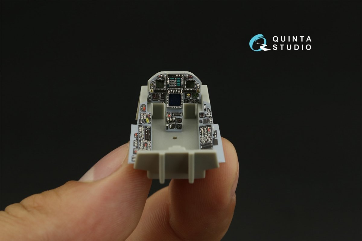 Quinta Studio QDS-48279 F/A-18C early 3D-Printed &amp;amp; colored Interior on decal paper (HobbyBoss)(Small version) 1/48 – Bild 9