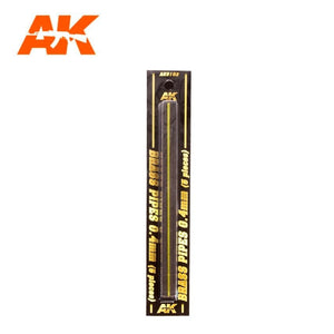 AK Interactive AK9103 BRASS PIPES 0.4MM Ø. 5 UNITS. – immagine 2