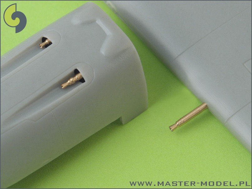 Master AM-48-009 Bf 109 E3 - E9, T armament set (MG 17 tips, MG FF barrels) 1/48 – image 3
