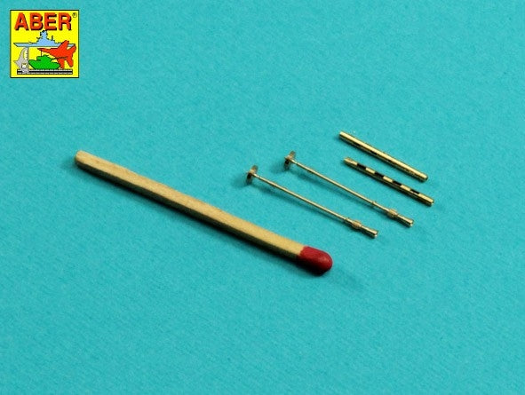 Aber A32019 Set of 2 barrels for British Browning .303 aircraft machine guns with flash hiders 1/32 – image 4