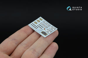Quinta Studio QDS-35142 Kubelwagen Type 82 3D-Printed &amp; coloured Interior on decal paper (Meng VS-015) (Small version) 1/35