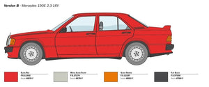 Italeri 3624 Mercedes 190 E 2.3 16V 1/24 – obrázek 5