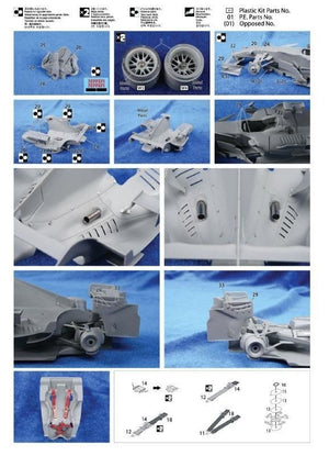 KA Models FE-20010 FERRARI F2007 DETAIL-UP SET Fujimi 1/20 – imagen 3