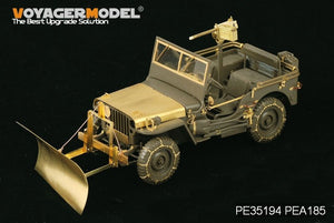 Voyager Model PEA185 WWII US Jeep Willys MB snow plow w/ tire chains (For TAMIYA /ITALIAN) 1/35