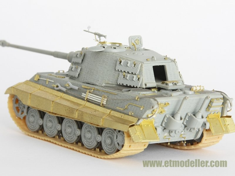 ET Model E72-004 WWII German KING TIGER (Henschel Turret) For DRAGON 7240 1/72 – Bild 3