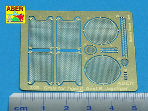Aber 35G06 Grilles for german tank King Tiger, Jagdtiger 1/35 – Bild 2