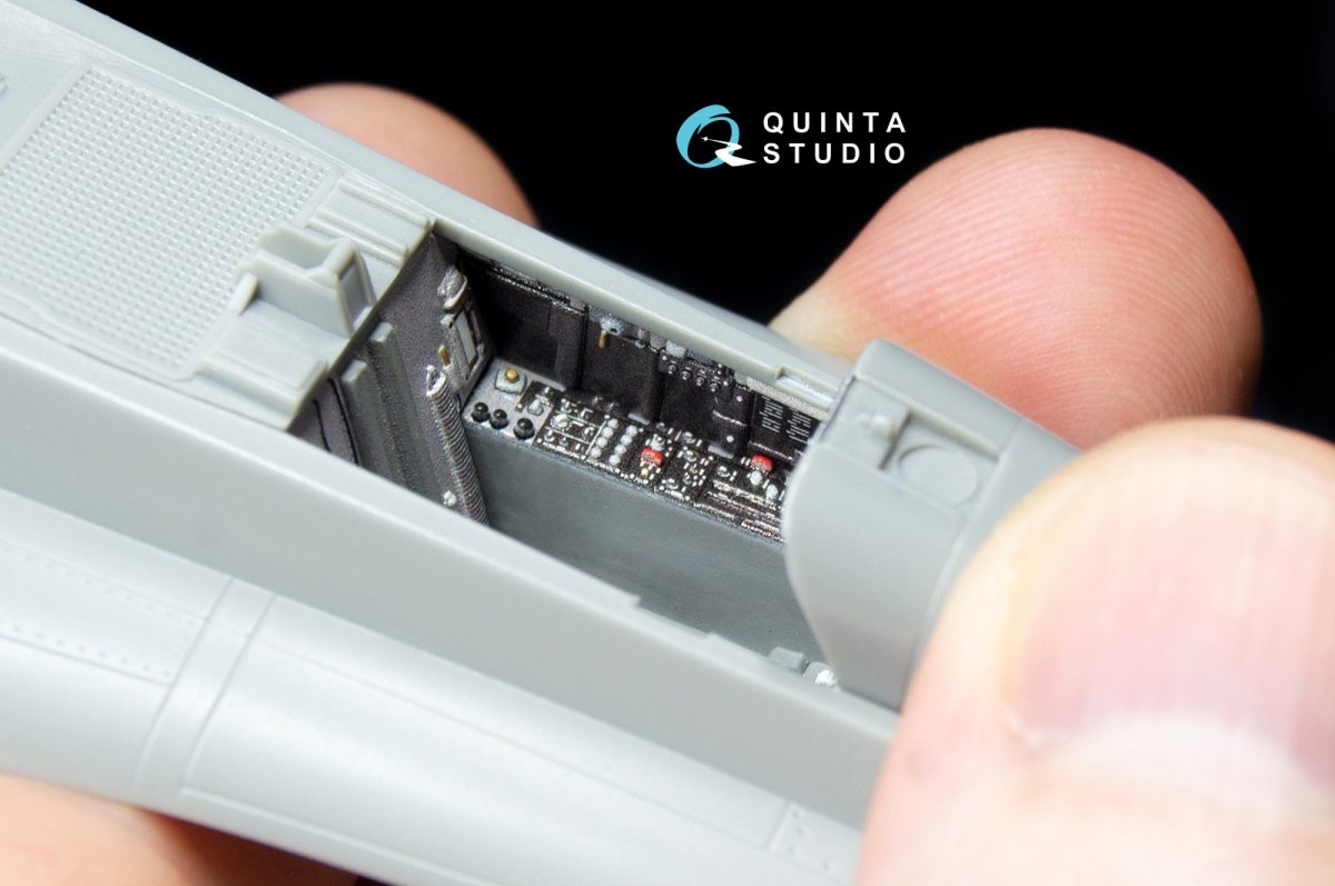 Quinta Studio QD48040 F/A-18С (late) 3D-Printed &amp;amp; coloured Interior on decal paper (for Kinetic) 1/48 – zdjęcie 4