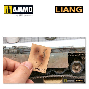Liang 0001 Weathering Airbursh Stencils – imagen 3