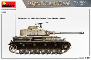 MiniArt 35305 Pz.Kpfw.IV Ausf. H Vomag. PRODUIT MI JUILLET 1943. KIT INTÉRIEUR 1/35 – image 6