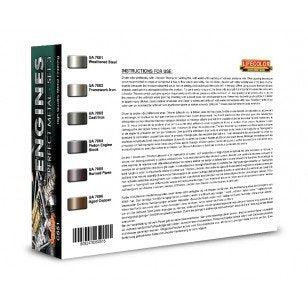 Lifecolor CS51 Acrylic paint set Engines 6x22ml – Bild 2