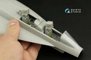 Quinta Studio QD32100 F/A-18F late / EA-18G 3D-Printed &amp;amp; colored Interior on decal paper (Trumpeter) 1/32 – image 9