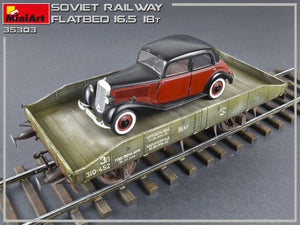 MiniArt 35303 Soviet Railway Flatbed 16.5-18t (1/35) – immagine 14