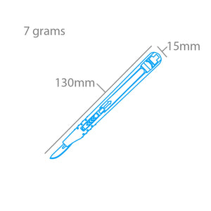 Modelcraft PKN3216-10 Retractable Safety Knife Blade – imagen 2