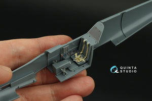 Quinta Studio QD48420 Bf 109K-4 3D-Printed &amp;amp; colored Interior on decal paper (Eduard) 1/48 – immagine 6