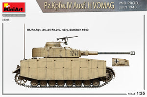 MiniArt 35305 Pz.Kpfw.IV Ausf. H Vomag. PRODUIT MI JUILLET 1943. KIT INTÉRIEUR 1/35 – image 4