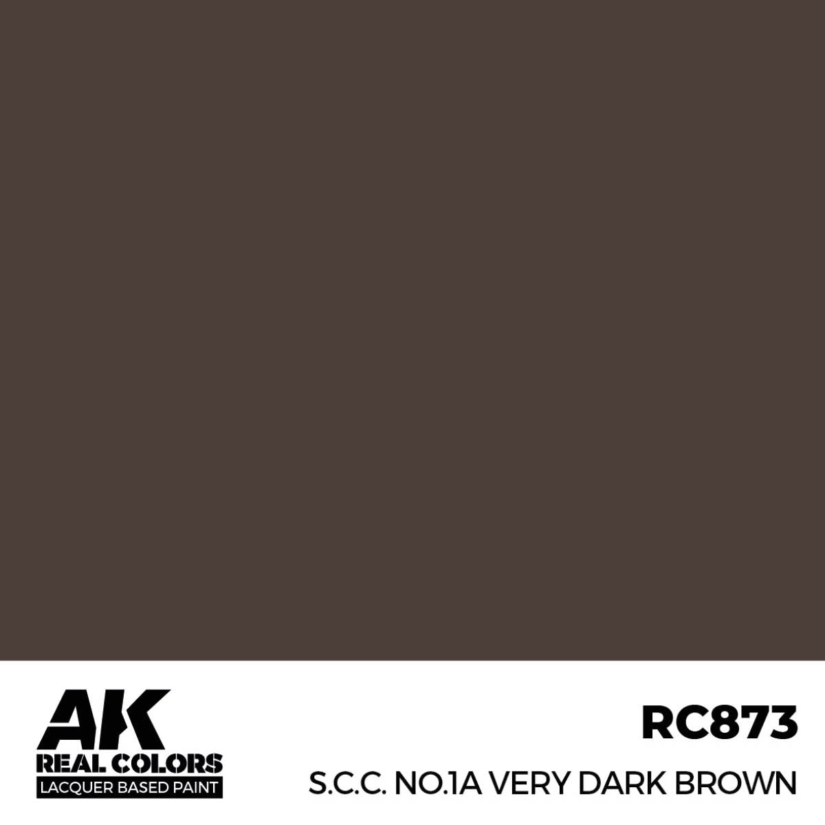AK Interactive RC873 SCC No.1A Very Dark Brown 17 ml