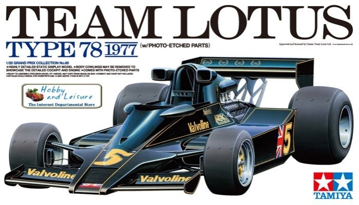 Tamiya 20065 Team Lotus Type 78 1977 (with Photo-Etched Parts) 1/20